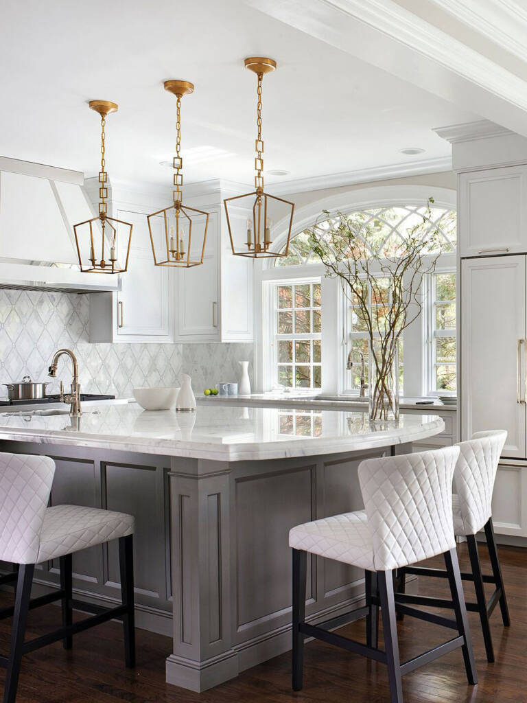 Backsplash Brilliance -Southlake’s trusted luxury remodeling experts Custom artisan tile backsplash highlighting quartz countertops Southlake