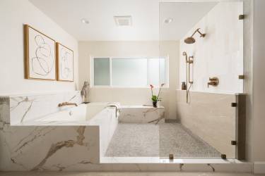 dallas-marble-bathroom-remodel-quartz-open-shower