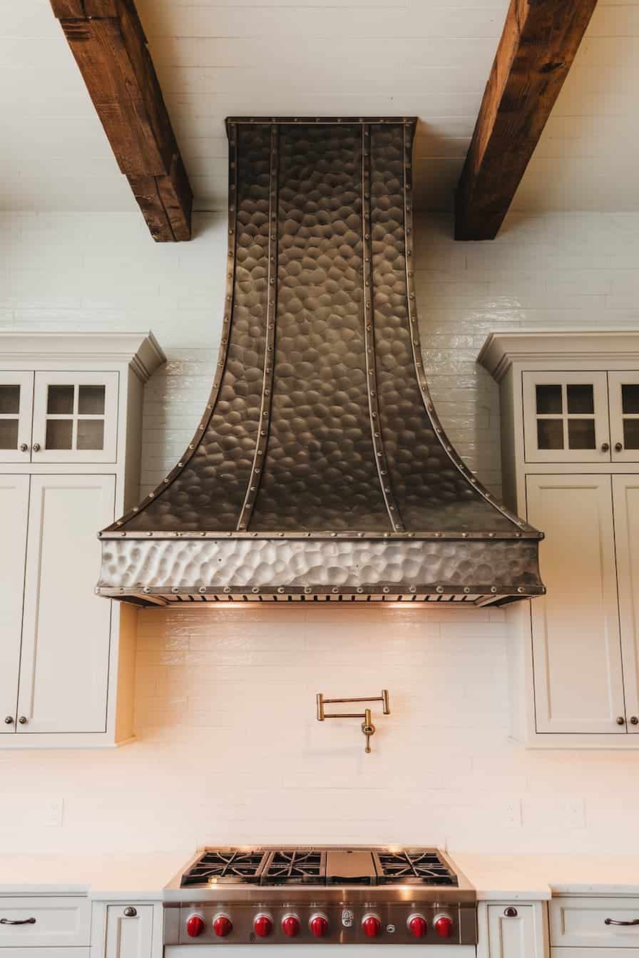 Range Hood Elegance -Southlake’s trusted luxury remodeling experts Contemporary Range Hood with LED Lighting in Southlake Kitchen